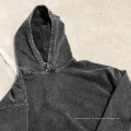 Hoodie d&#39;impression Puff Imprimée en coton Terry Vintage Mens Vintage